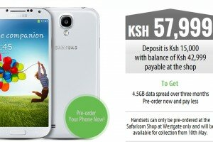 Safaricom begins pre-order for Samsung Galaxy S4