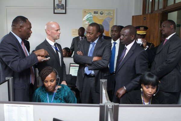 Kenyatta unveils Nairobi CCTV command centre