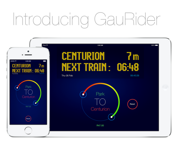 Gautrain tracking app unveiled